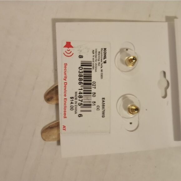 Gold trimmed necklace and earrings bundle - Picture 4 of 10